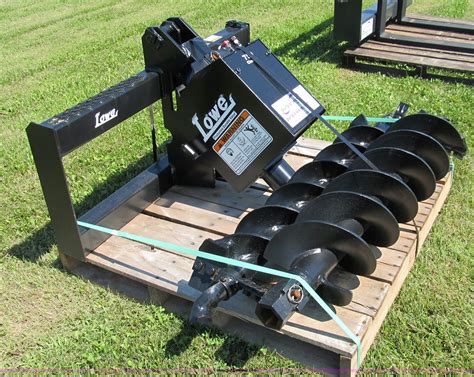 cost of a skid steer with 9 auger|hydraulic auger for skid steer.